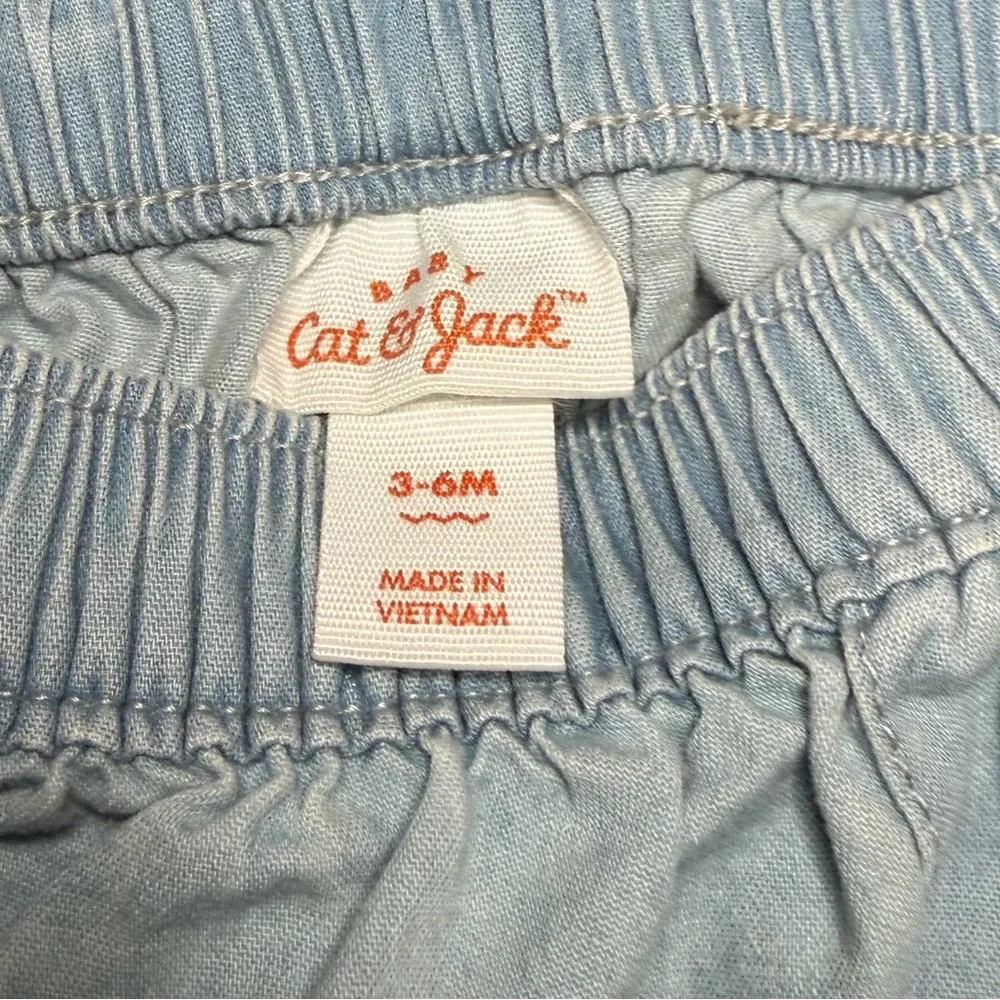 Cat & Jack Light Blue Denim Diaper Cover
